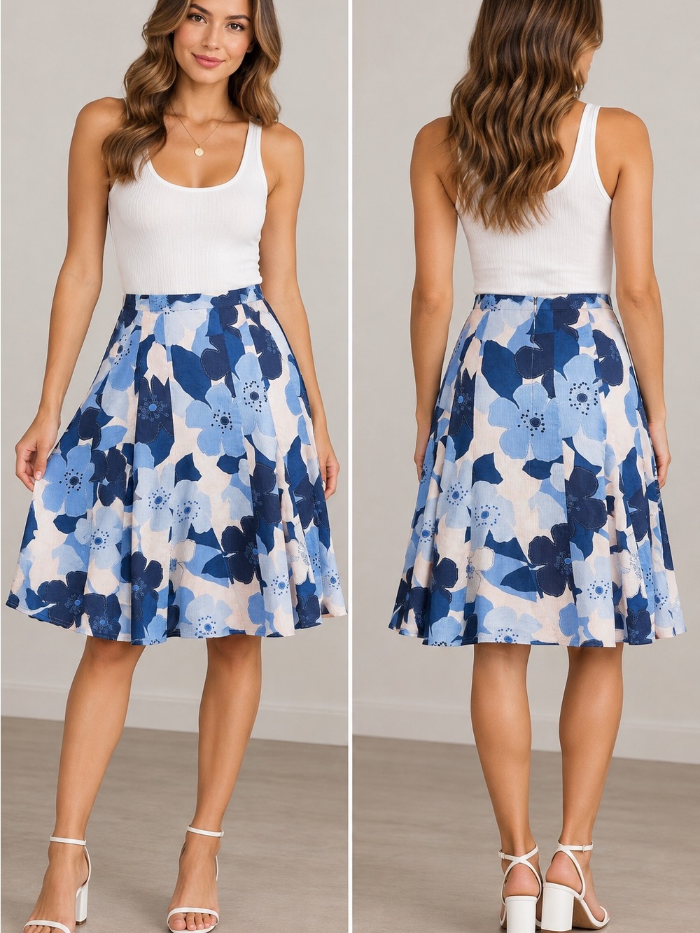 Talbots 100% cotton skirt.